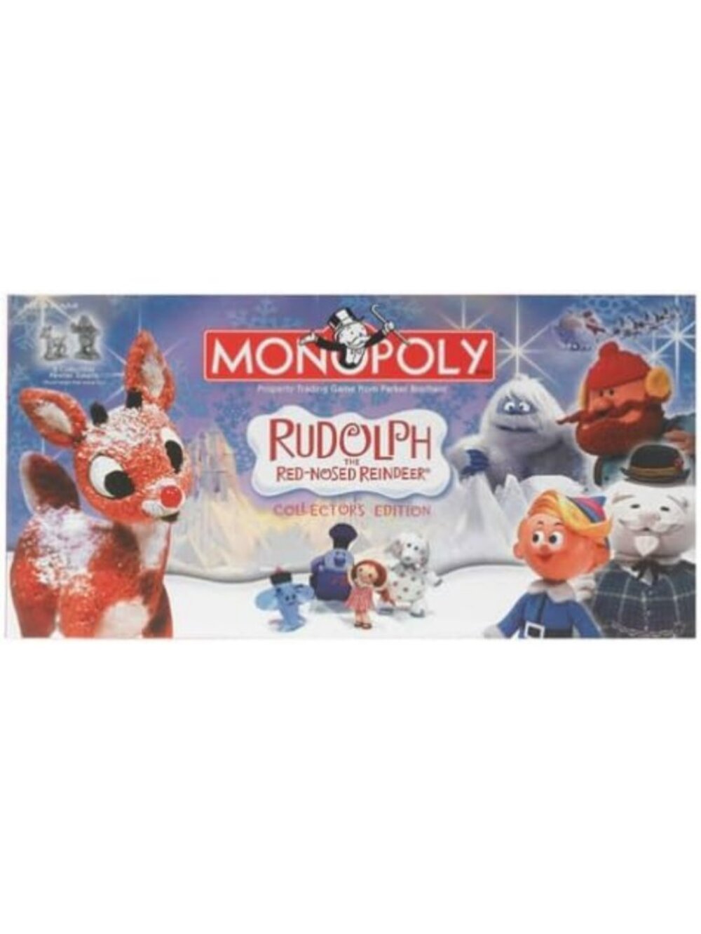 Festive Rudolph Red-Nosed Reindeer Monopoly Game - Holiday Family Fun!